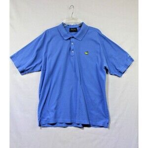 Masters Collection Golf Polo Shirt Mens XL Navy Blue Pima Cotton